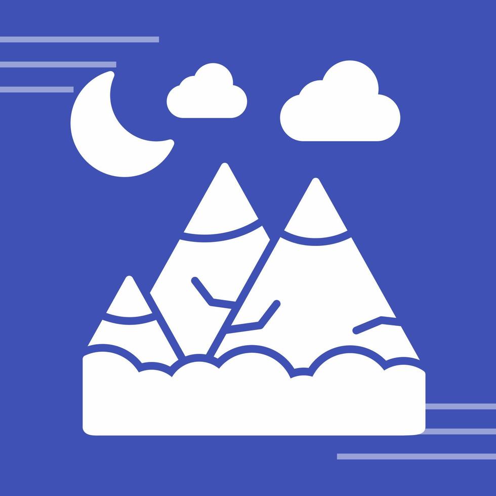 Mountains Vector Icon