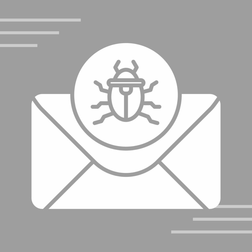 Mail Virus Vector Icon