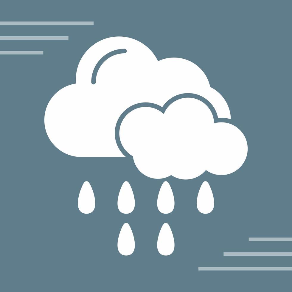 icono de vector de lluvia