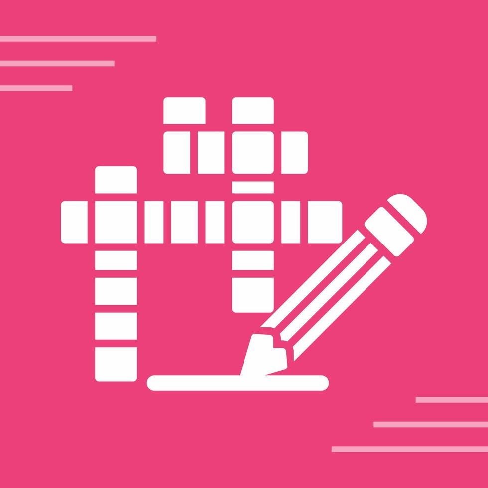 Crossword Vector Icon