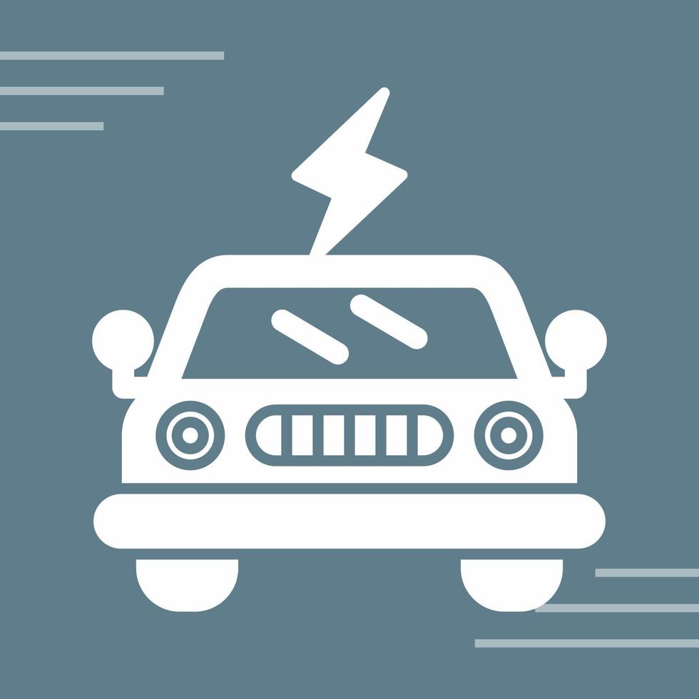 Electric Car Vector Icon