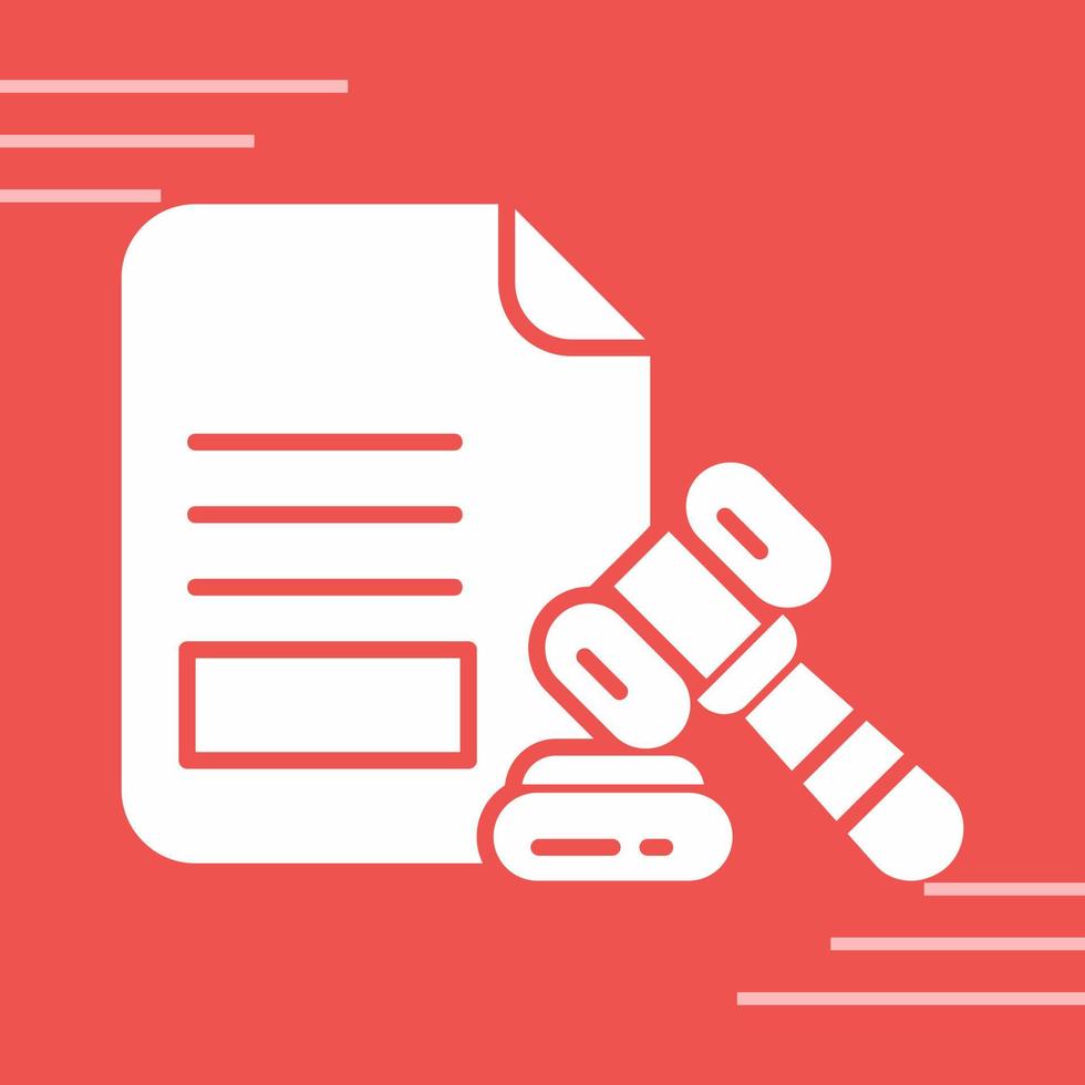 Legal Paper Vector Icon