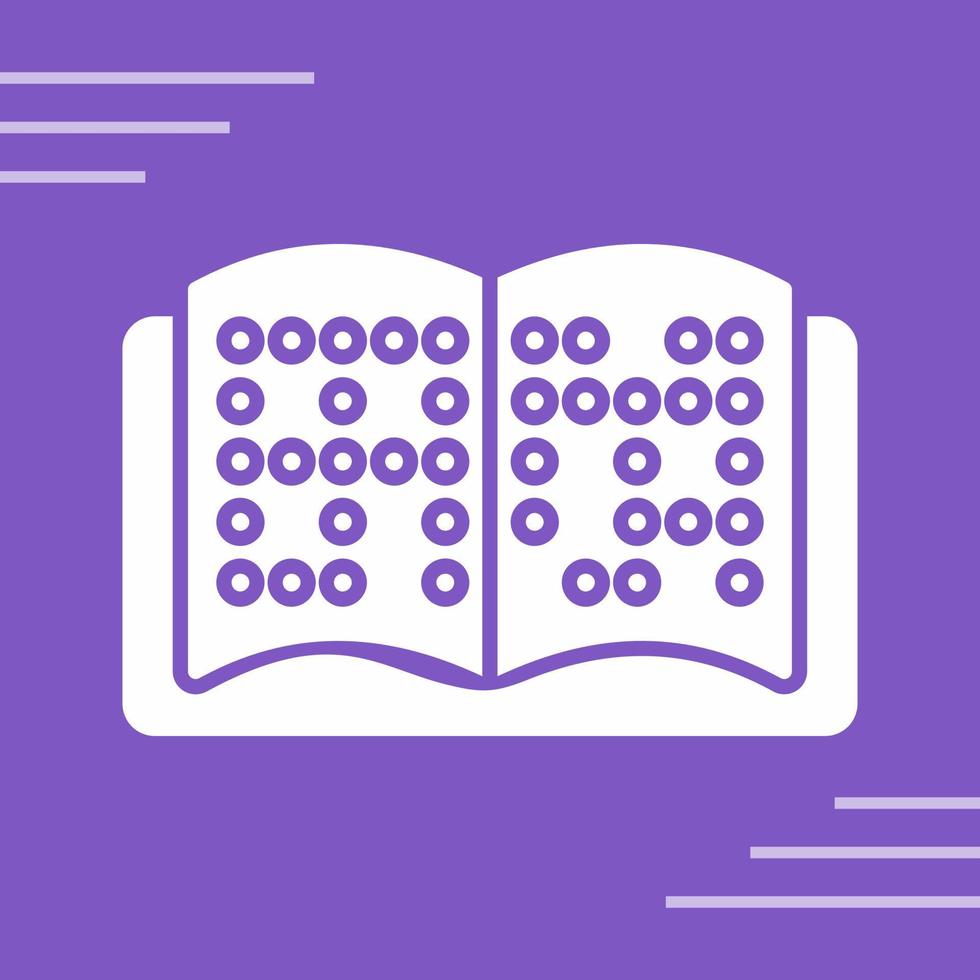 Braille Vector Icon