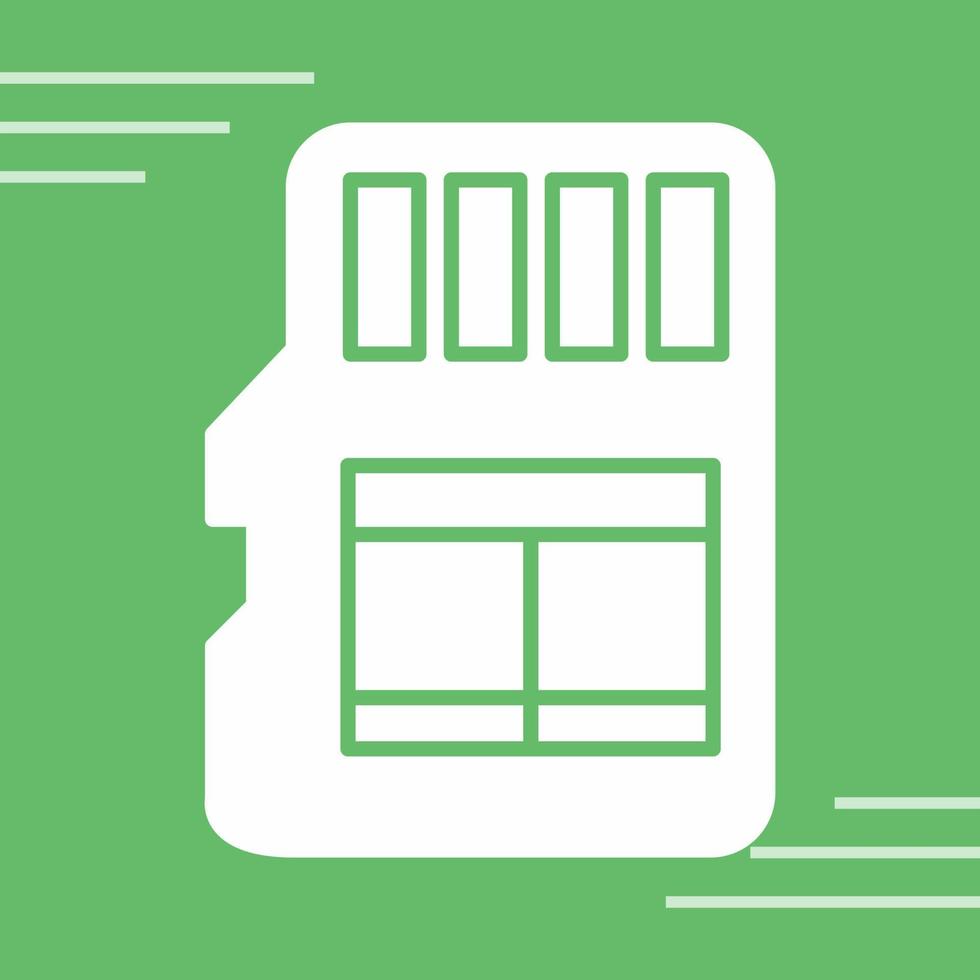 Memory Card Vector Icon