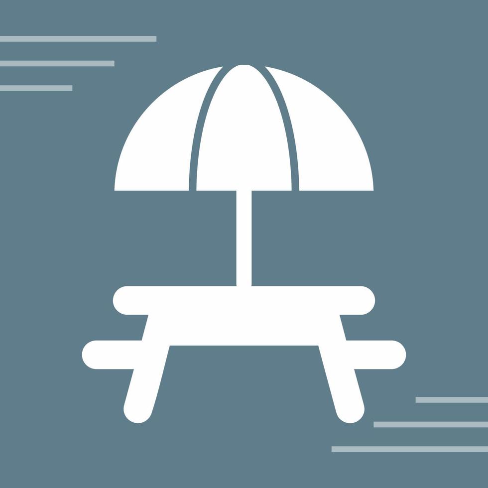 Camping Table Vector Icon