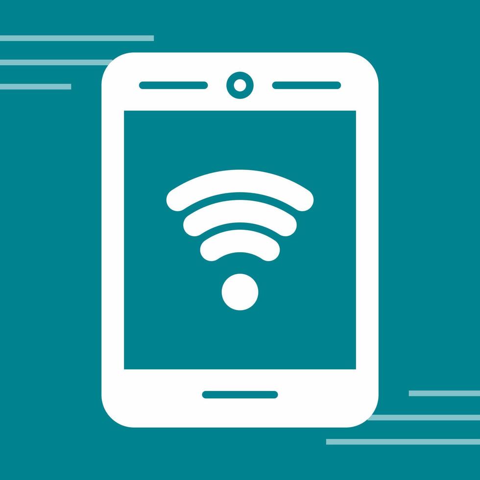 Phone With Signal Vector Icon