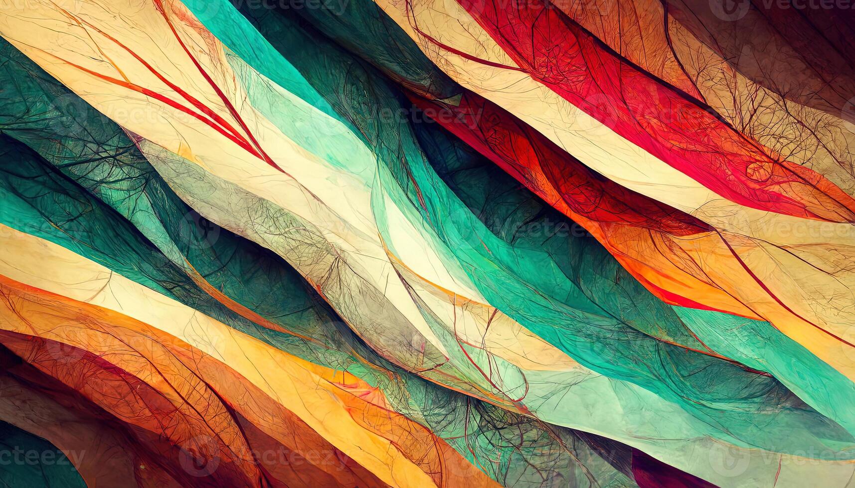 abstract natural long wide horizontal background with moderate red, dark sea green and firebrick colors. photo