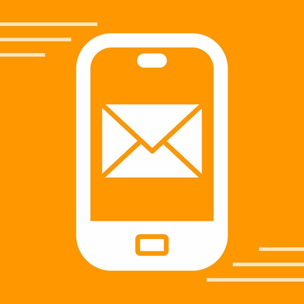 Smartphone mail Vector Icon