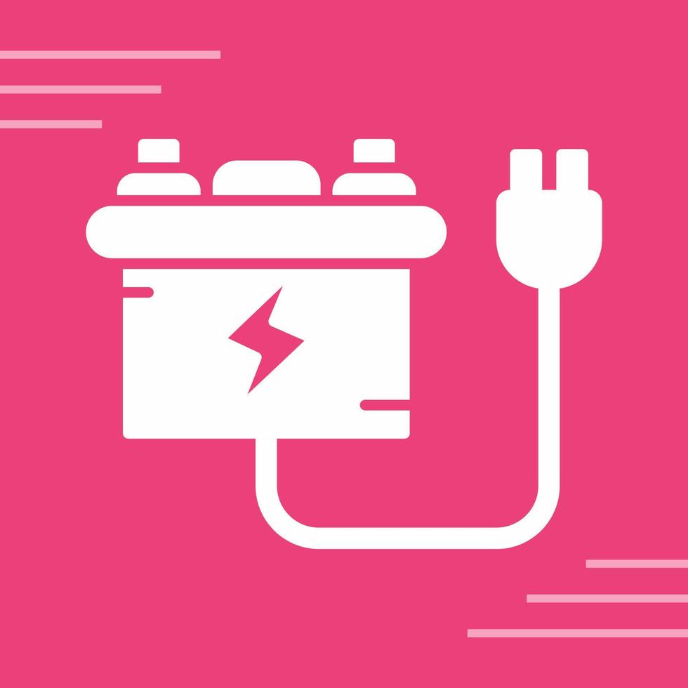 Battery charger Vector Icon