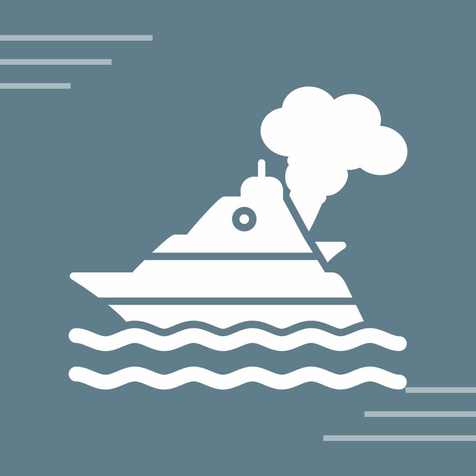 Ship Pollution Vector Icon