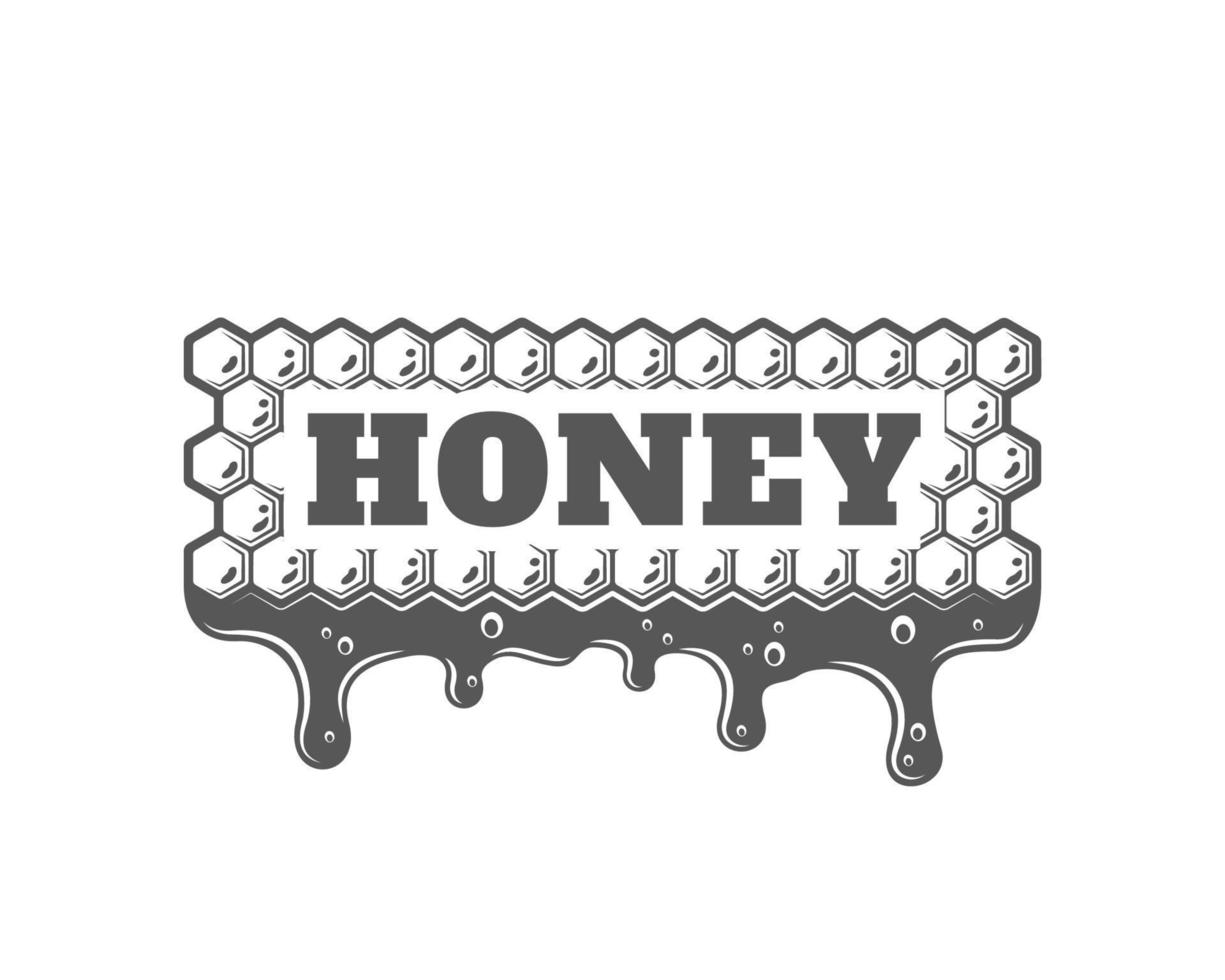 Honeycomb isolated on white background vector