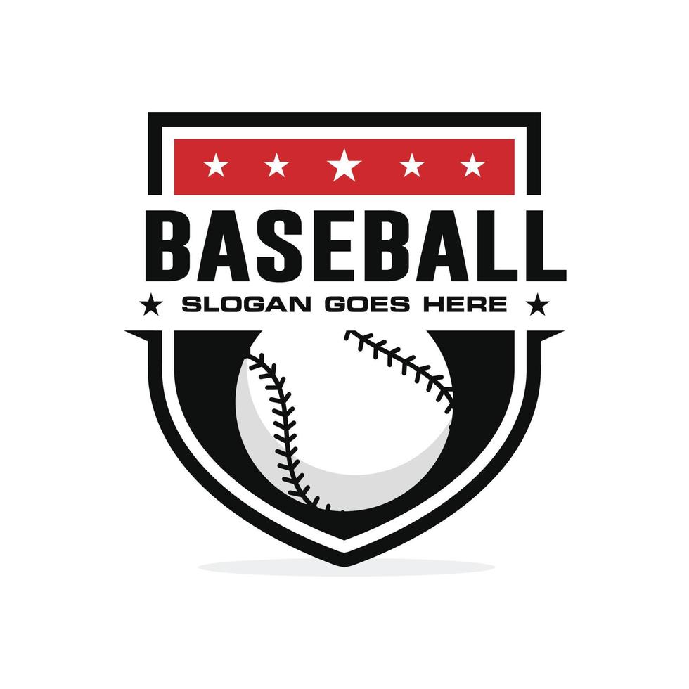 Baseball logo design vector illustration