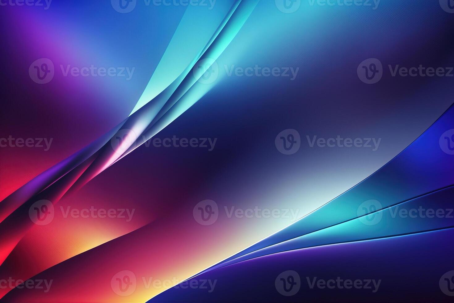 Colorful waves wallpaper, gradient background. photo