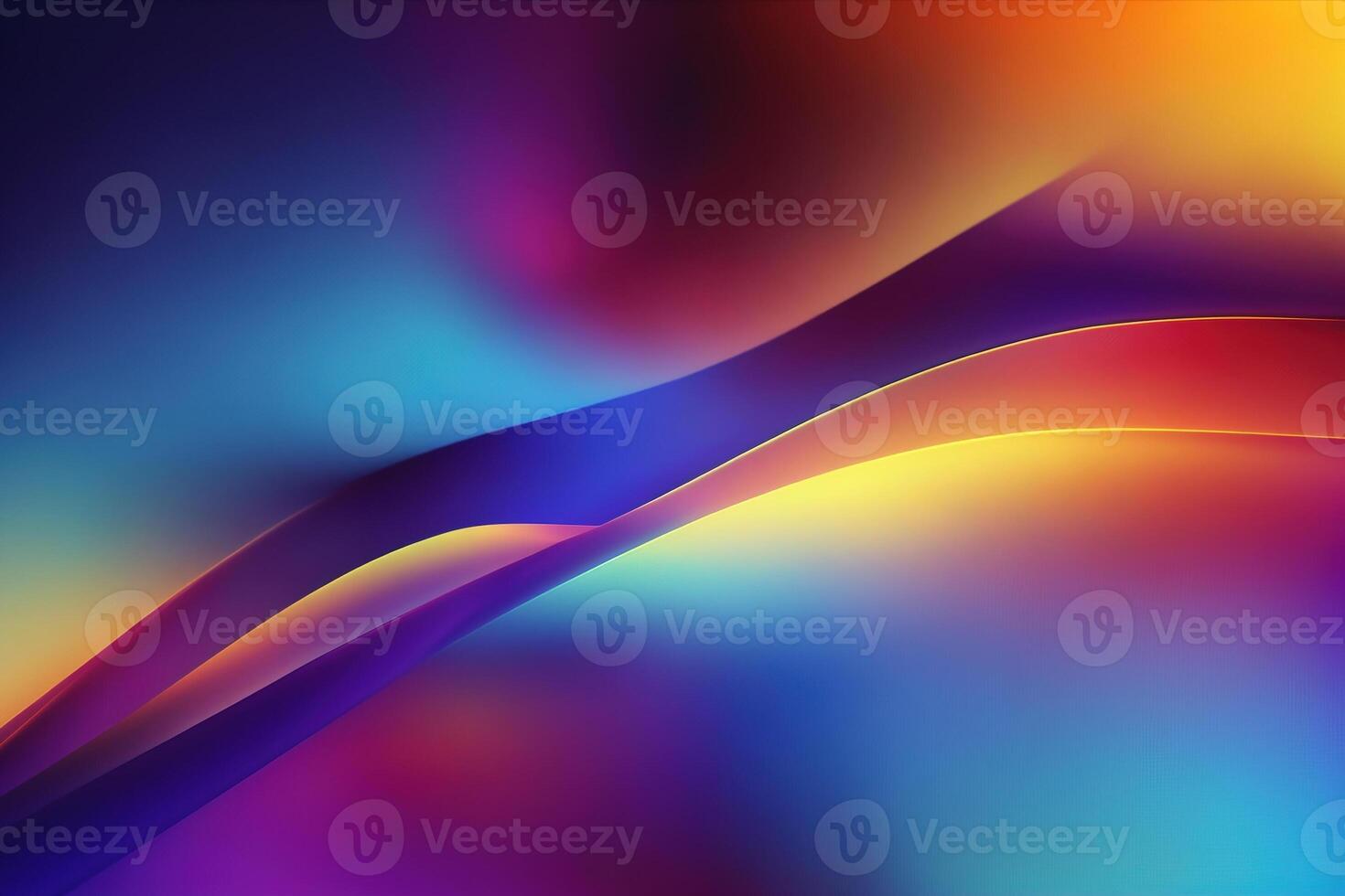 Colorful waves wallpaper, gradient background. photo