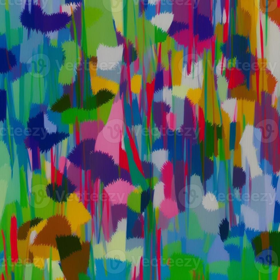 Abstract multicolor liquid holographic background, Digital painted abstract texture photo