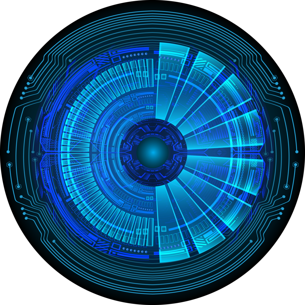 Augenausschnitt der modernen Technologie png