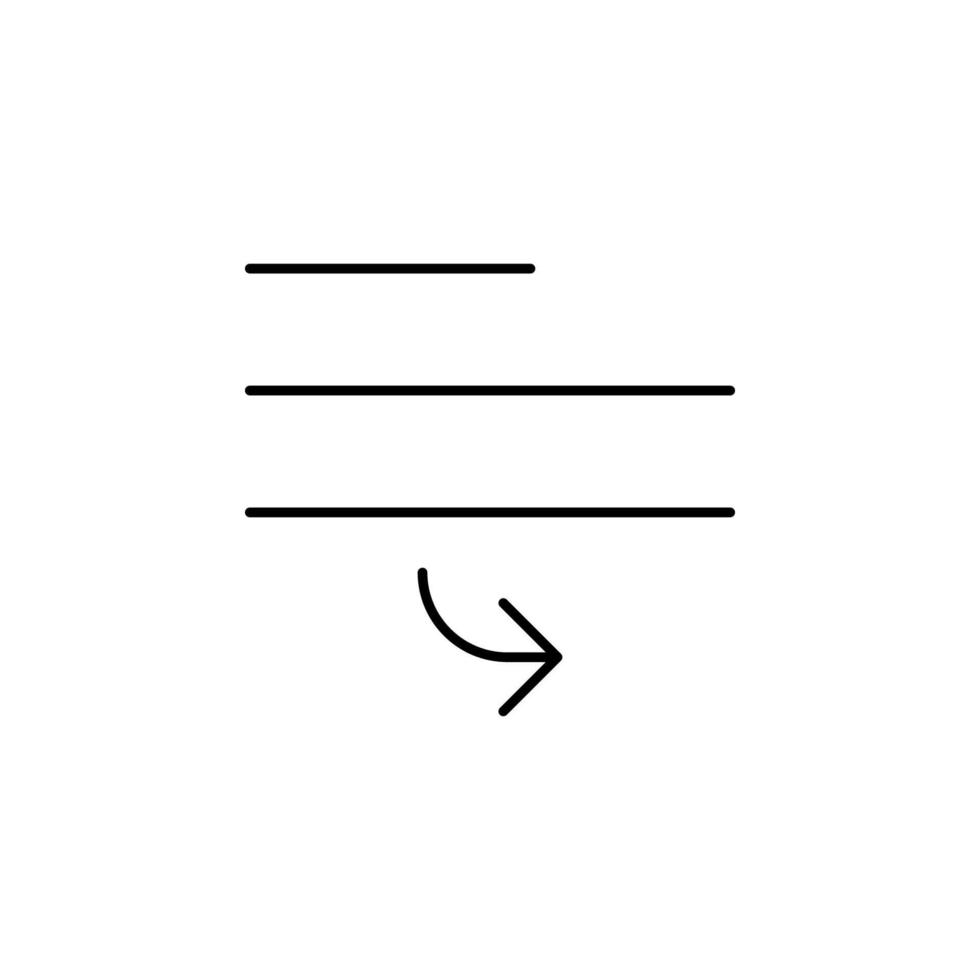 align, bottom, format, right vector icon