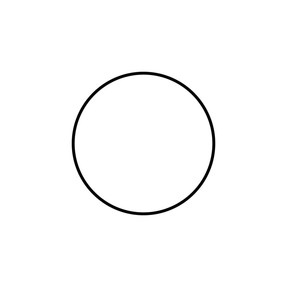 a circle vector icon