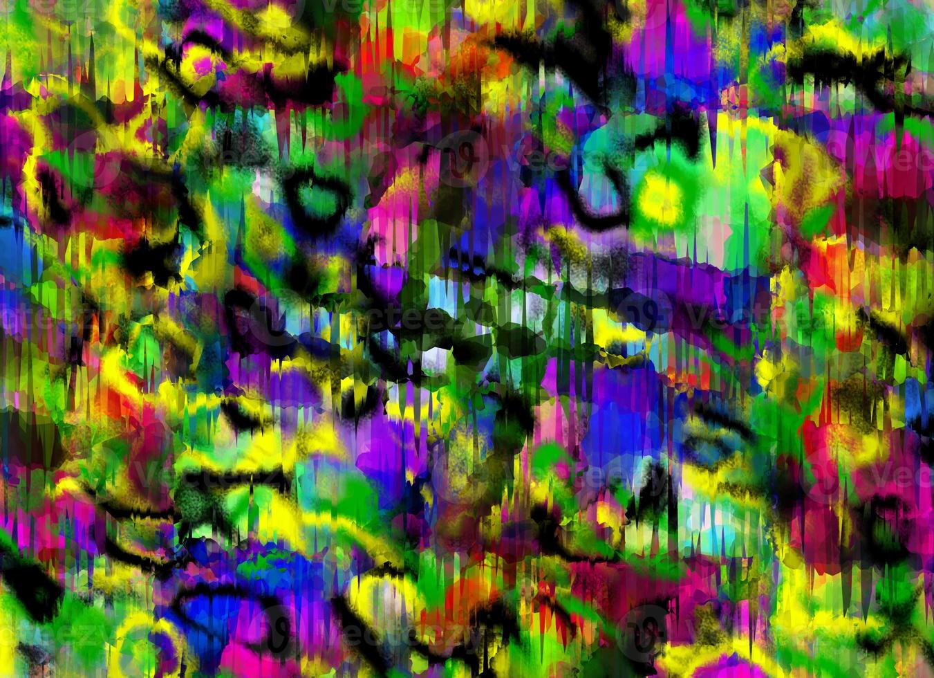 Digital painted abstract design, colorful grunge texture, abstract art design, colorful geometric design, abstract gradient texture photo