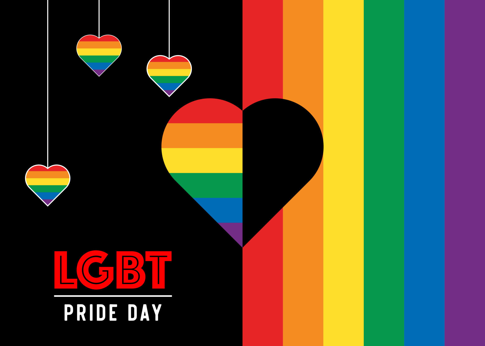 lgbt orgullo mes. resumen fondo de pantalla. arco iris colores