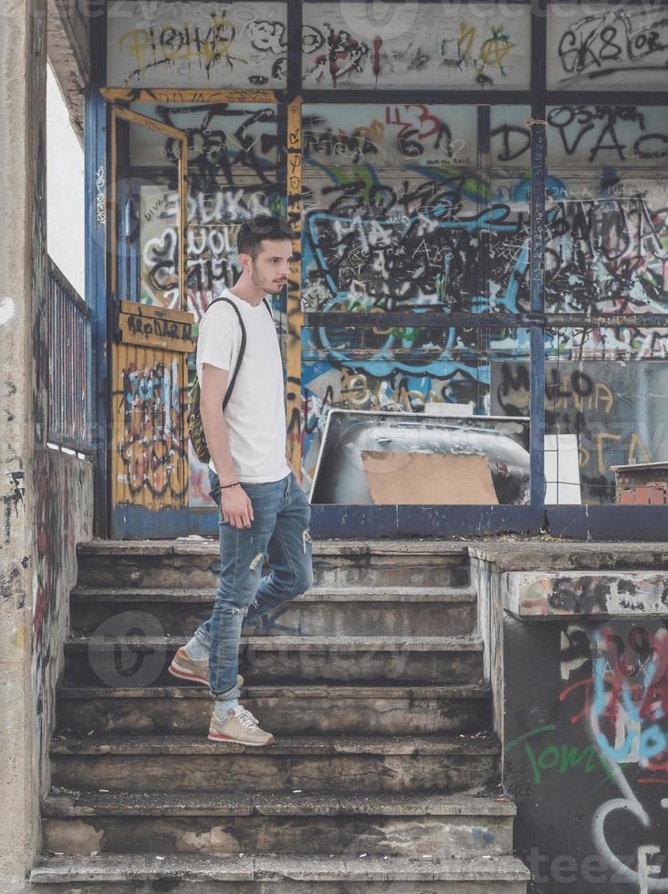 Man portrait outdoor photo