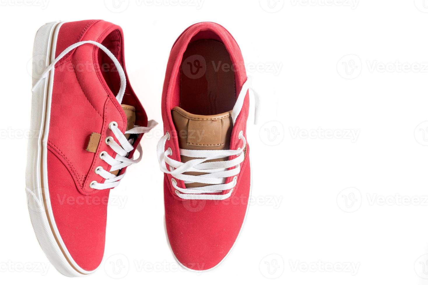 Pair of sneakers isolated photo