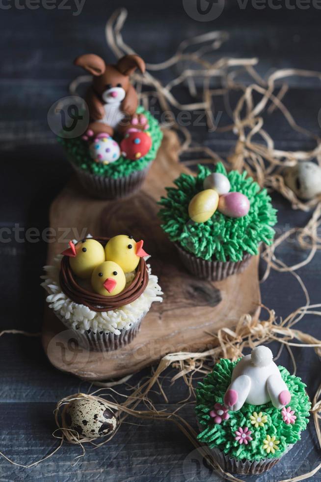 Sweet Easter cup cakes photo