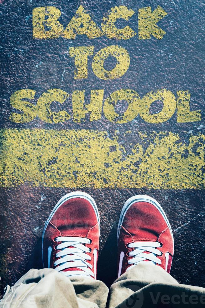 Back to school sign photo