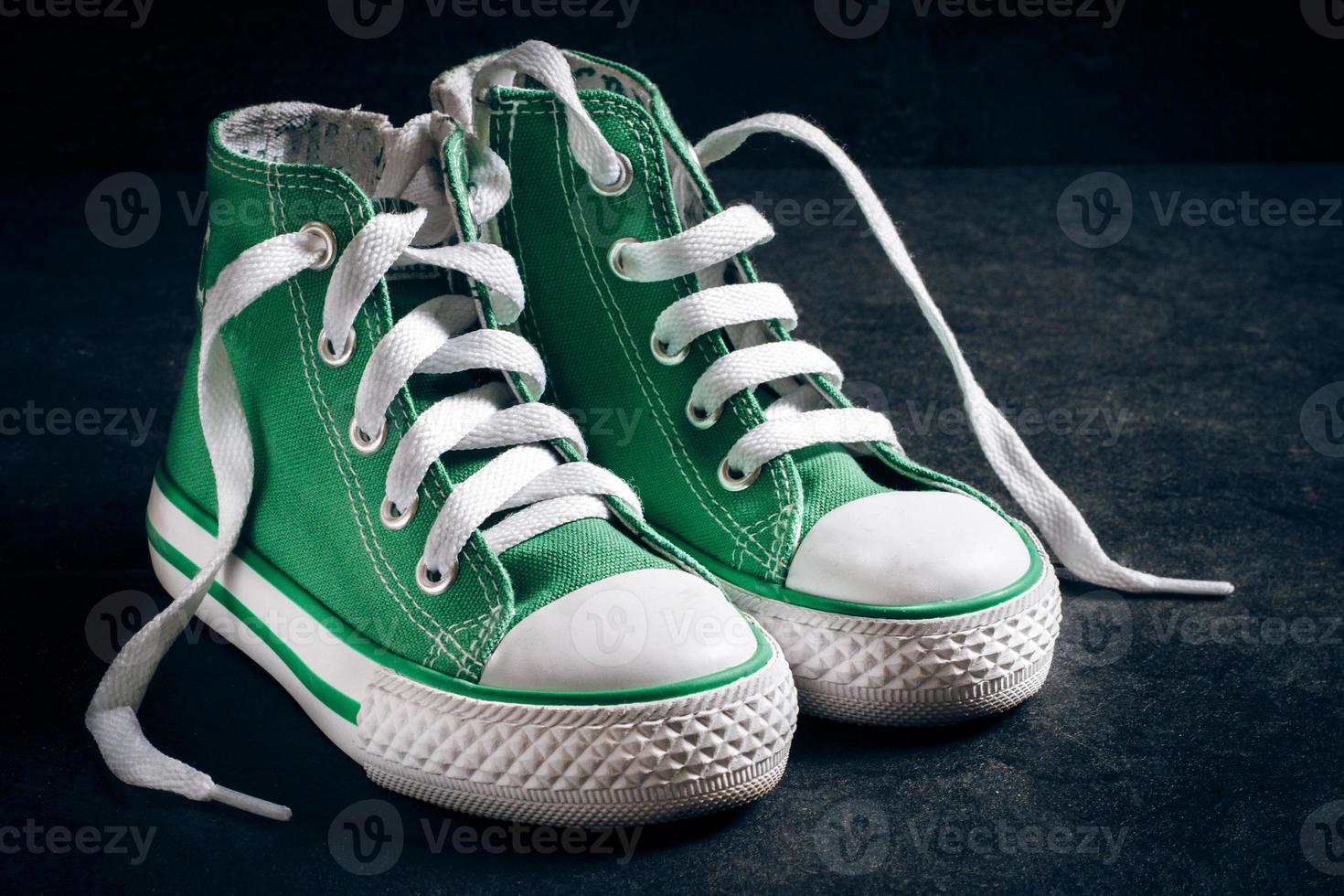 Pair of sneakers for children photo