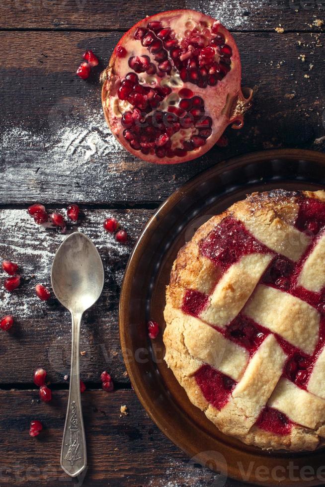 Stuffed tart cake photo