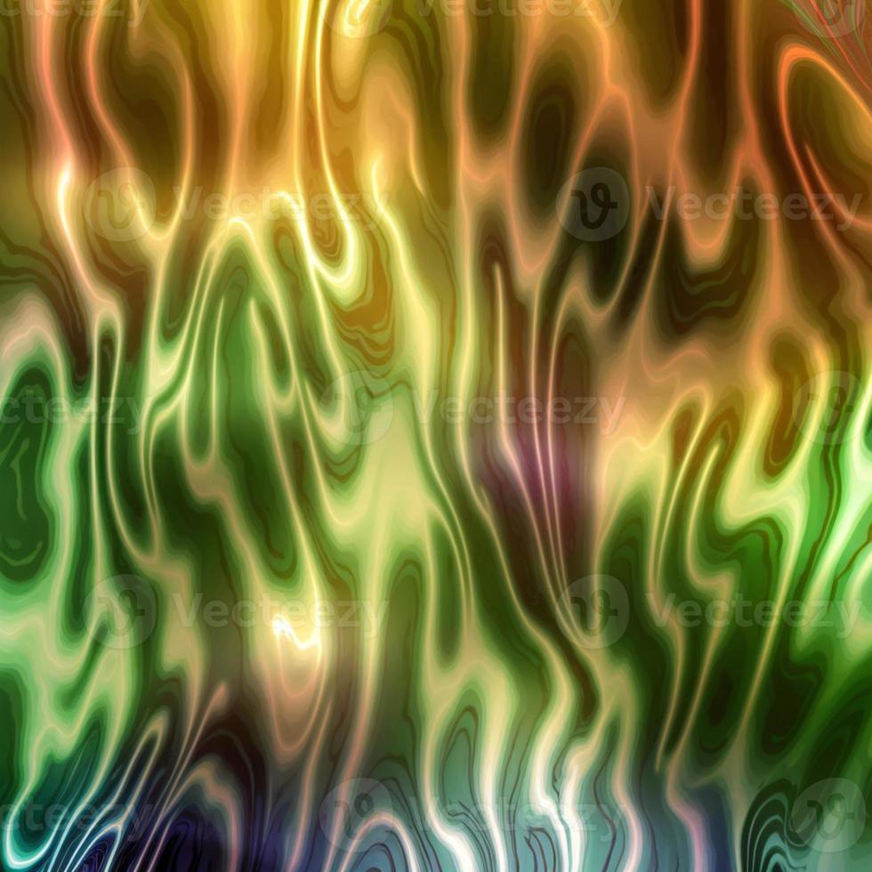 Abstract multicolor liquid holographic background, Digital painted abstract texture photo