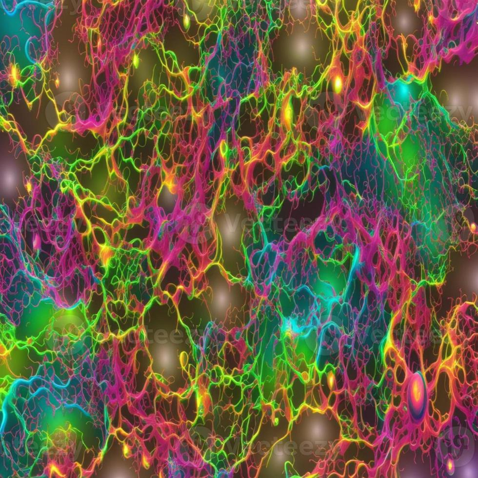 Abstract multicolor liquid holographic background, Digital painted abstract texture photo