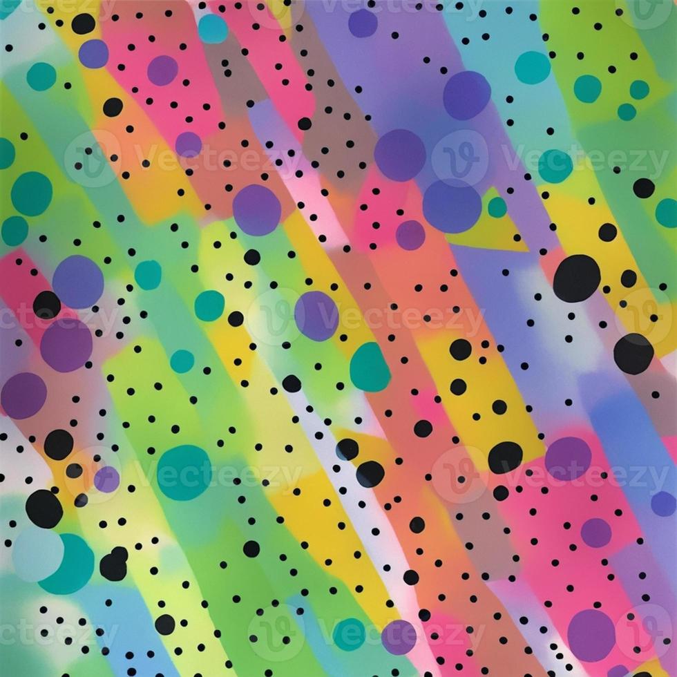 Abstract multicolor liquid holographic background, Digital painted abstract texture photo