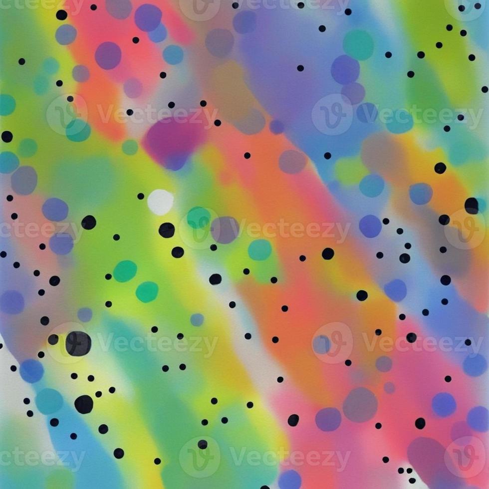 Abstract multicolor liquid holographic background, Digital painted abstract texture photo