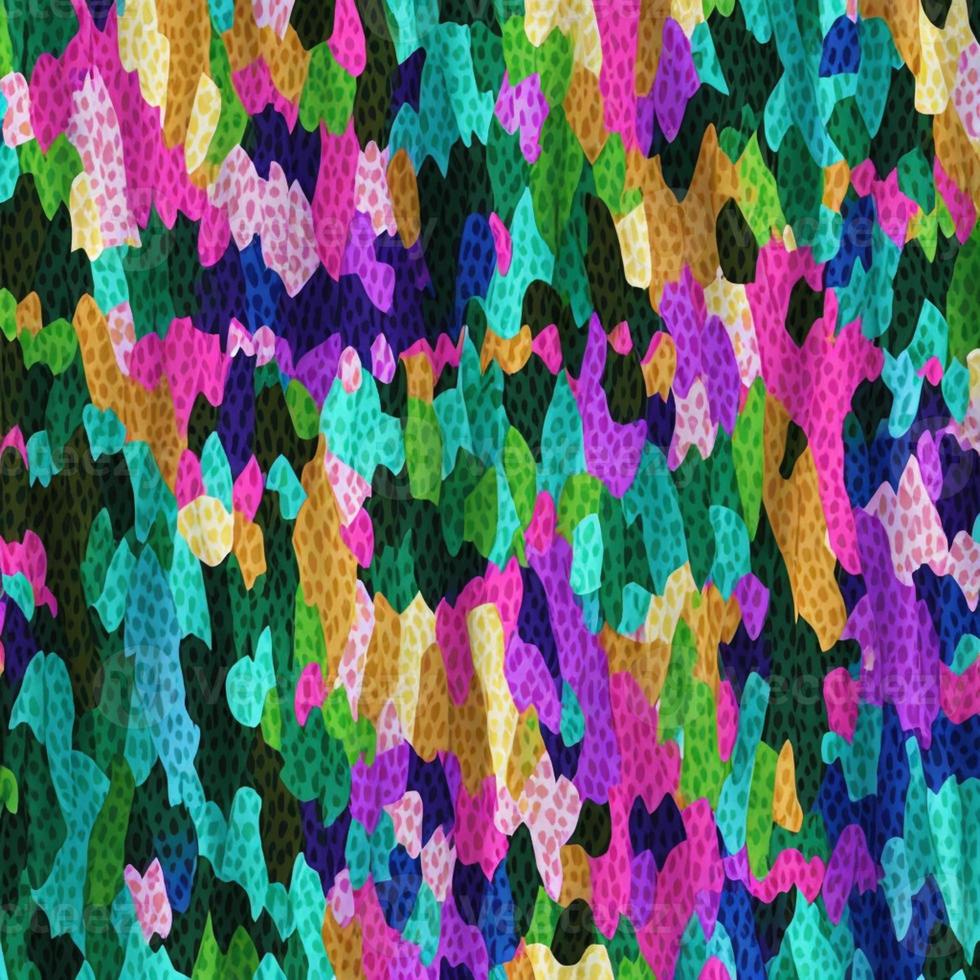 Abstract multicolor liquid holographic background, Digital painted abstract texture photo