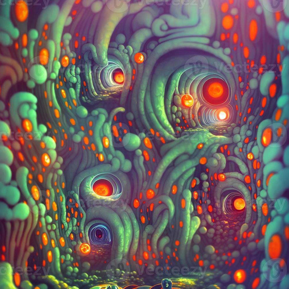 Abstract background texture, Holographic gradient surface photo