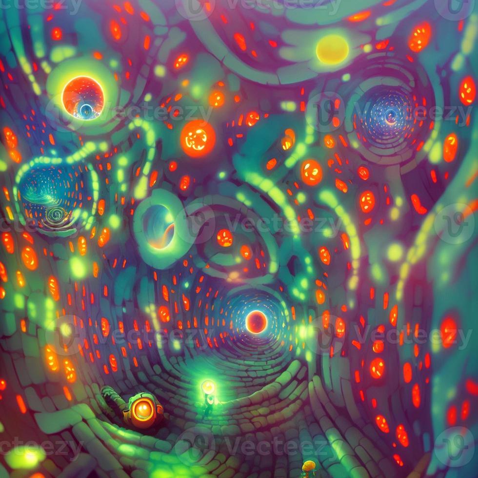 Abstract background texture, Holographic gradient surface photo