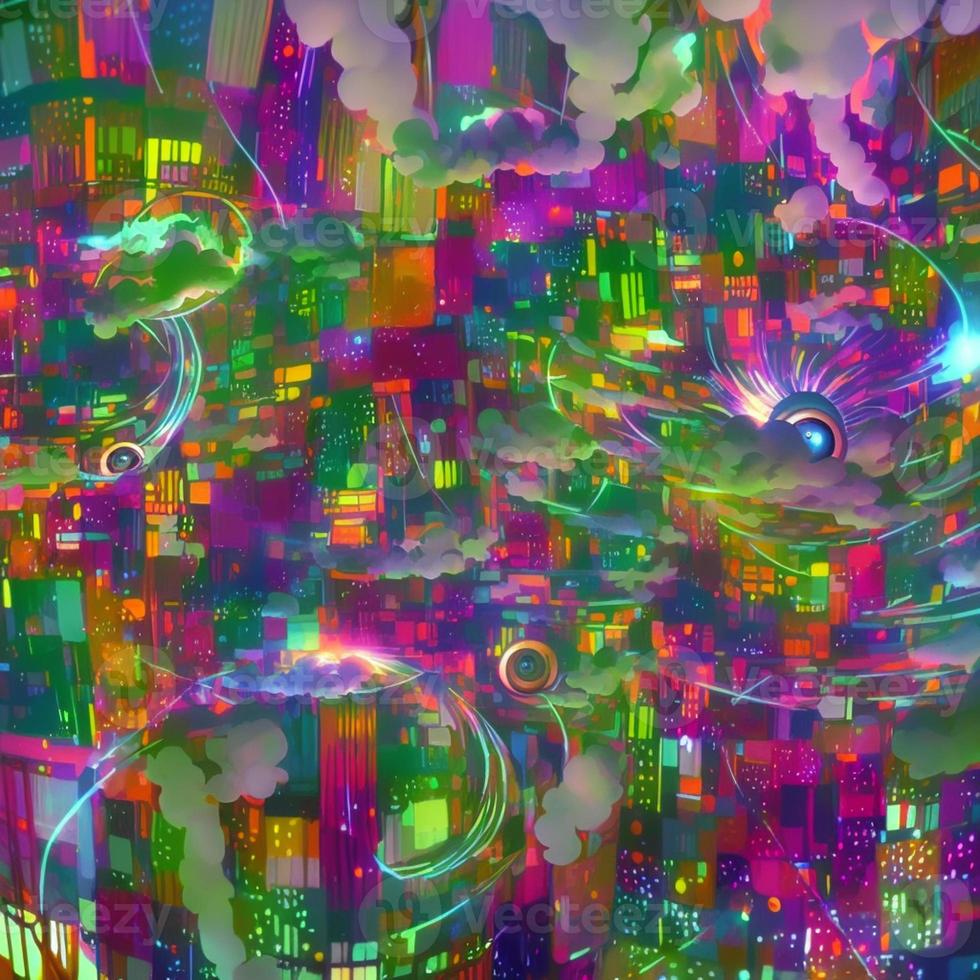 Abstract background texture, Holographic gradient surface photo