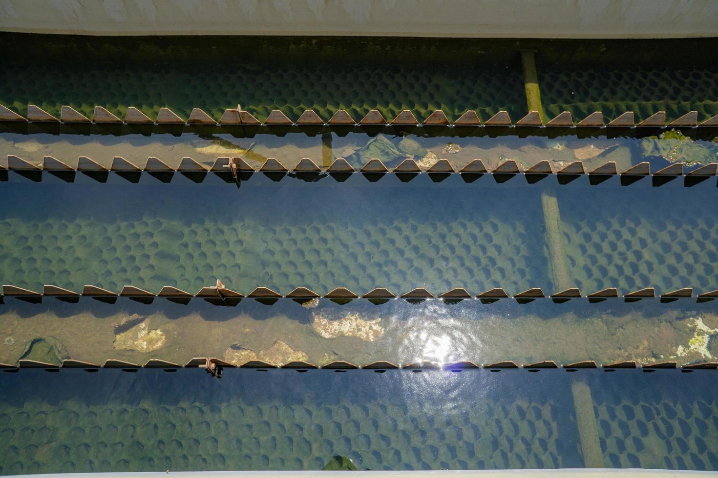 Waste water treatment plant for power plant project, lamella clarifier and sludge agitator. The photo is suitable to use for waste water treatment content media and environment poster.