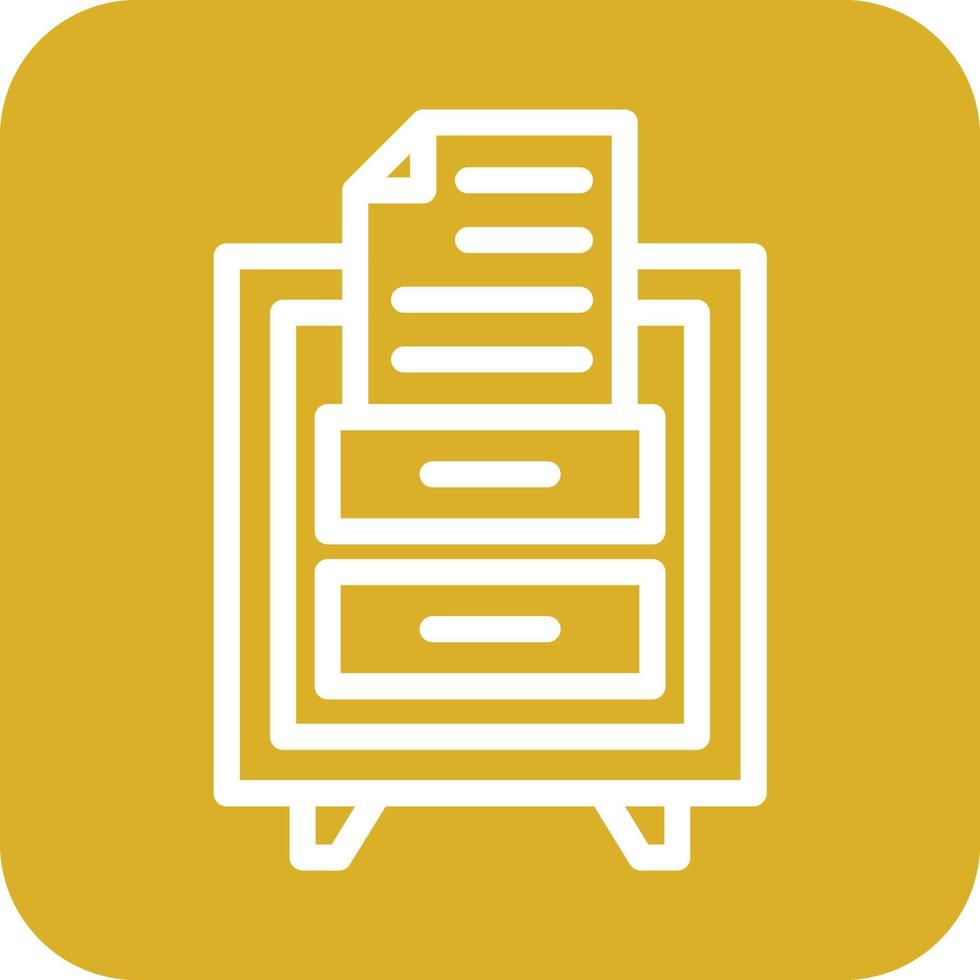File Drawer Icon Vector Design