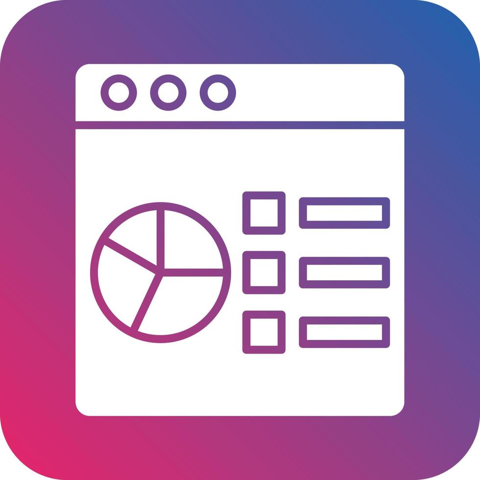 Data Analysis Icon Vector Design