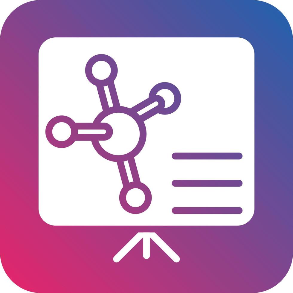 Chemistry Lecture Icon Vector Design