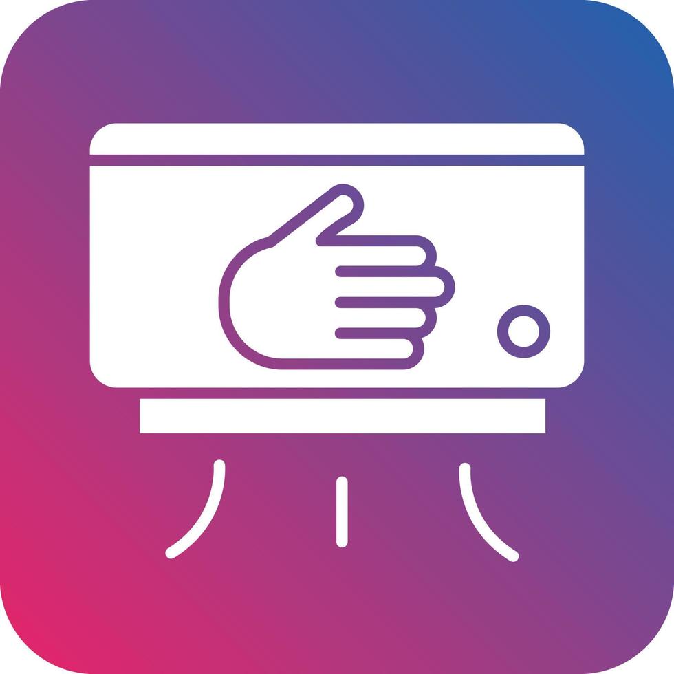 Hand Dryer Icon Vector Design