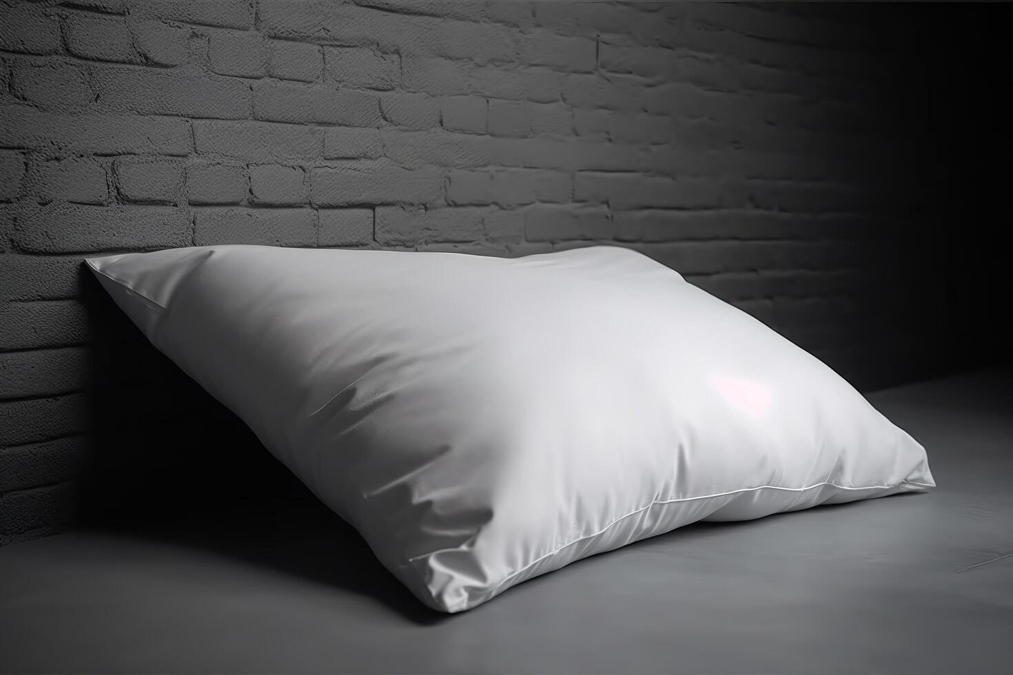 Blank White Pillow for Mockup Illustration with photo
