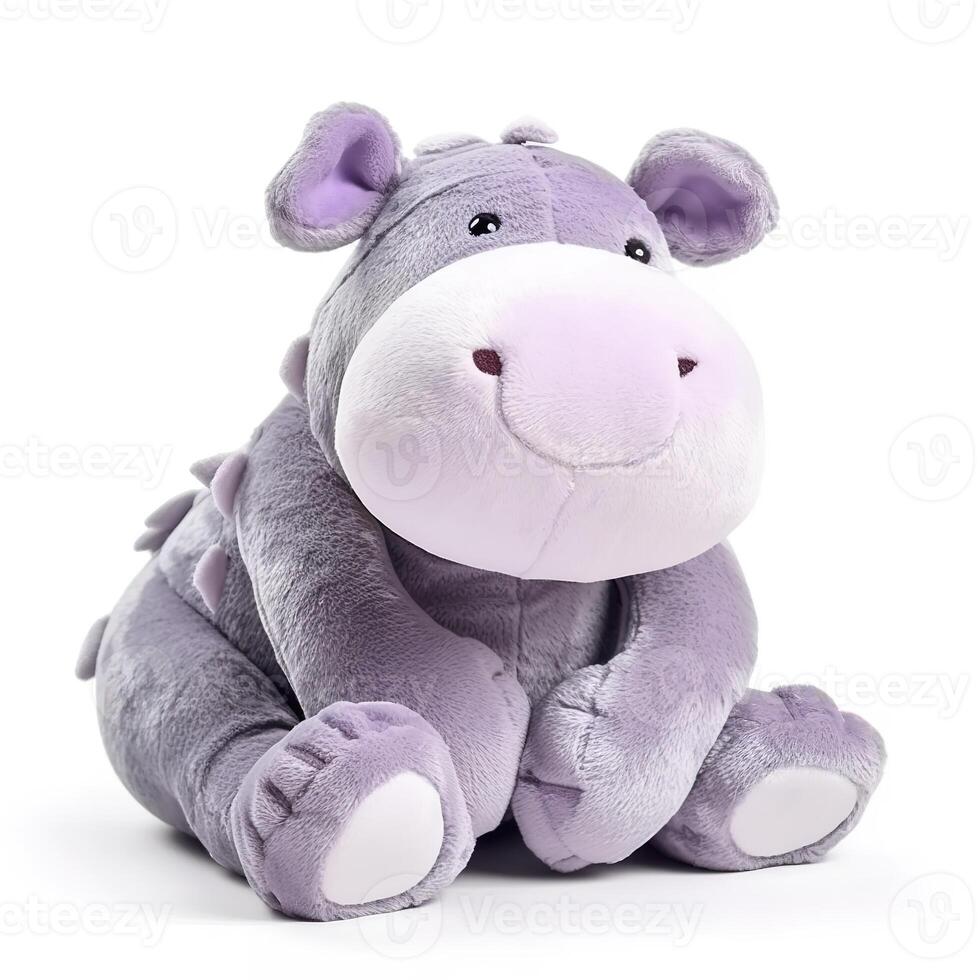 Cute Hippo Animal Plush Toy with photo