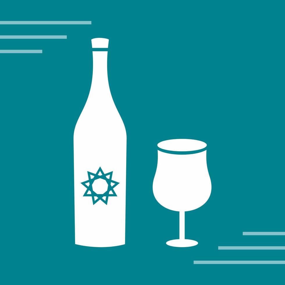 Goblet and Wine Vector Icon