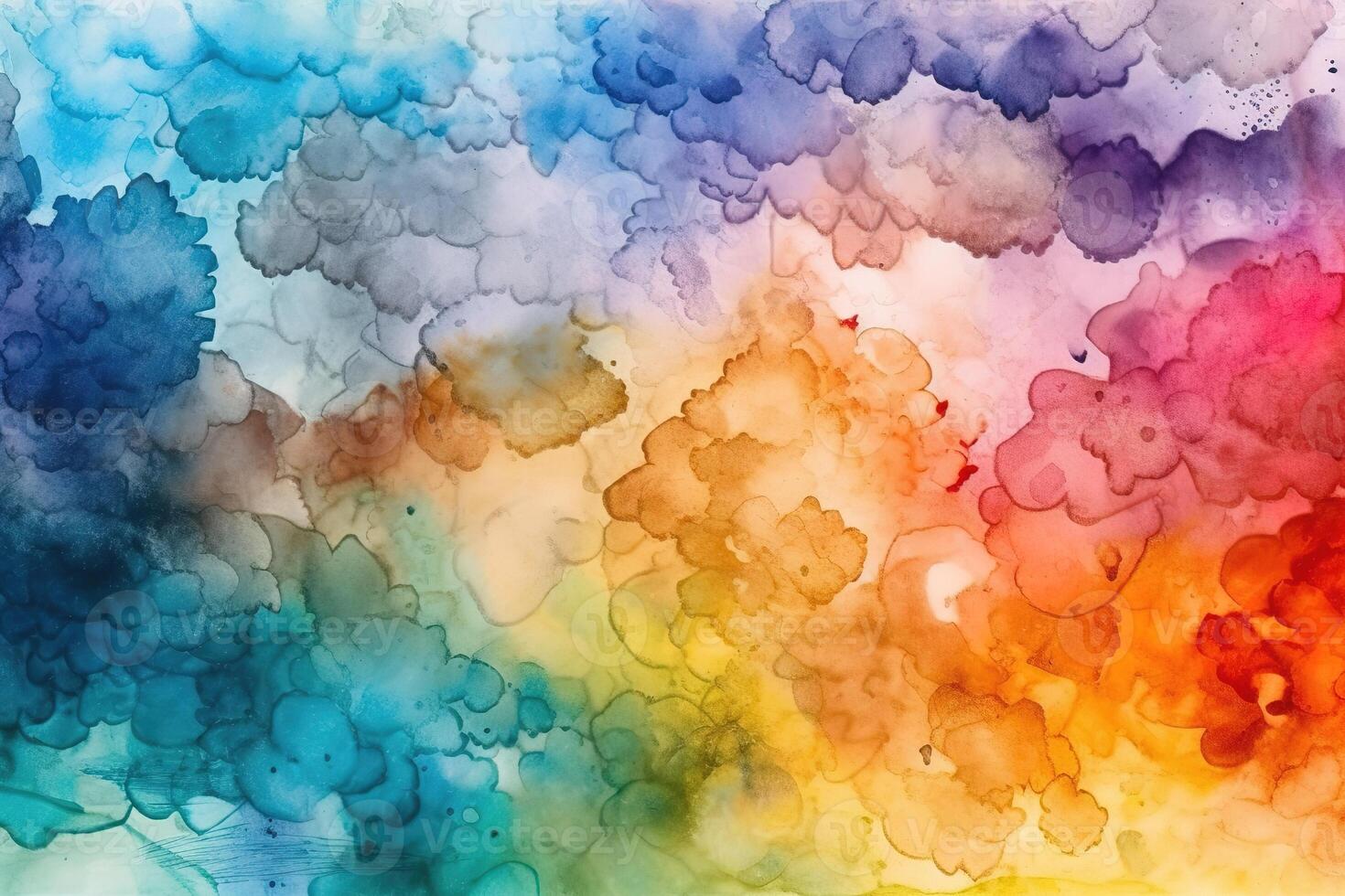 Textured Watercolor Illustration Background with photo