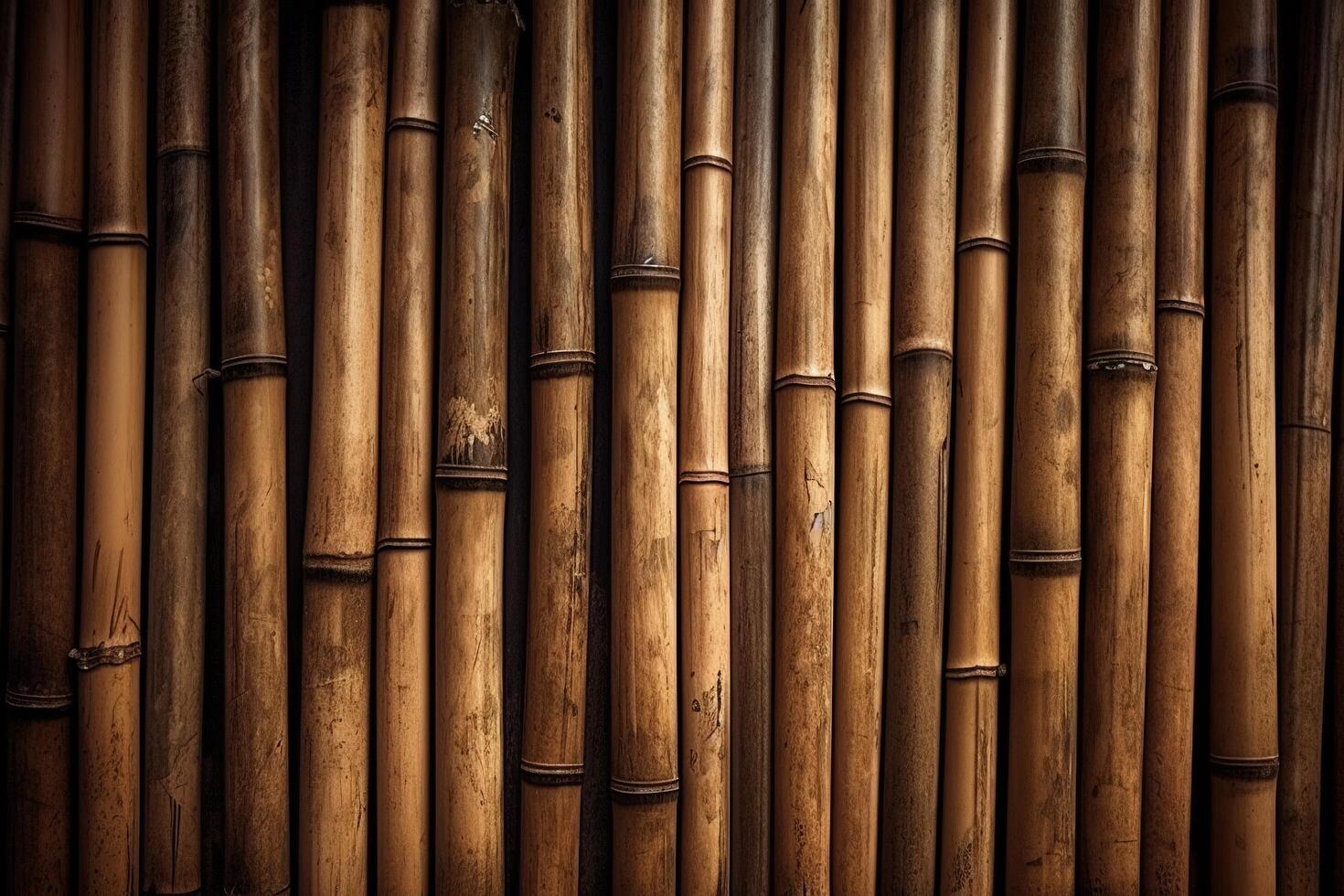 bambú de madera textura natural ilustración antecedentes con generativo ai foto