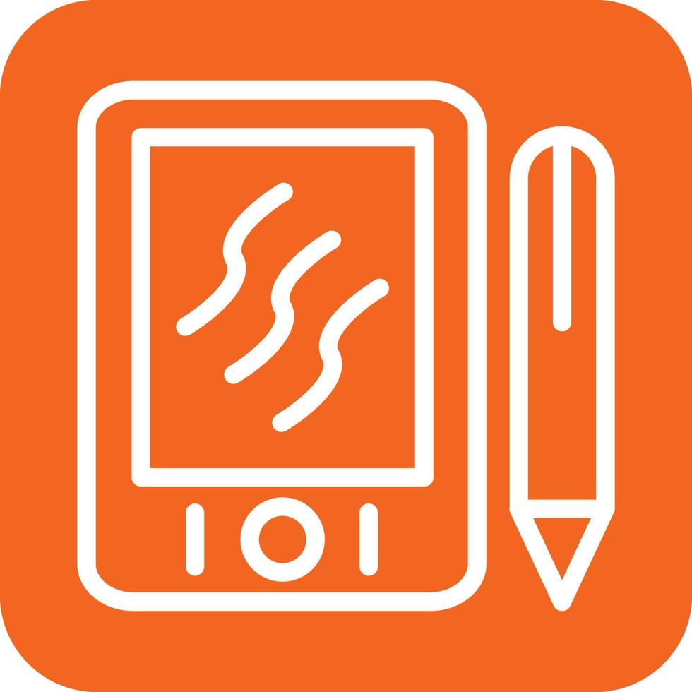 Graphic Tablet Icon Vector Design