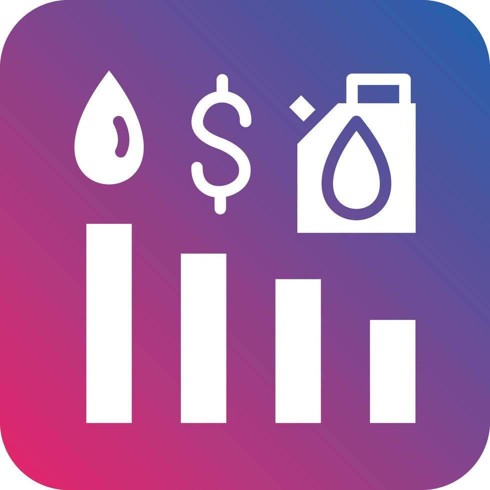 Oil Stock Market Icon Vector Design